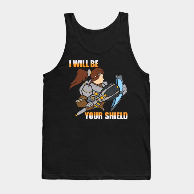 I will be your shield Brigitte Overwatch Tank Top by BijouBljou